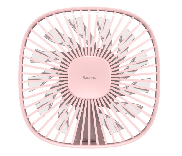 Baseus Wentylator Natural Wind magnetyczny różowy - 1038028 - zdjęcie 2